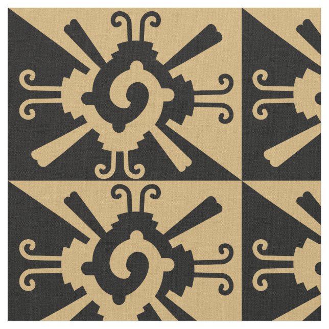Tecido Padrão de Design da Antiga América Central (Detalhe)