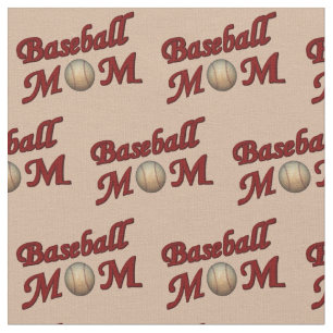 Tecido Padrão de Design de Baseball Mãe