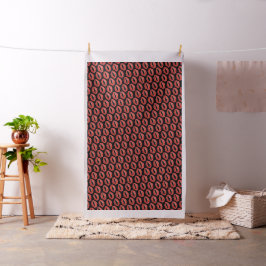 Tecido Padrão de Design de Lábios de  vermelho