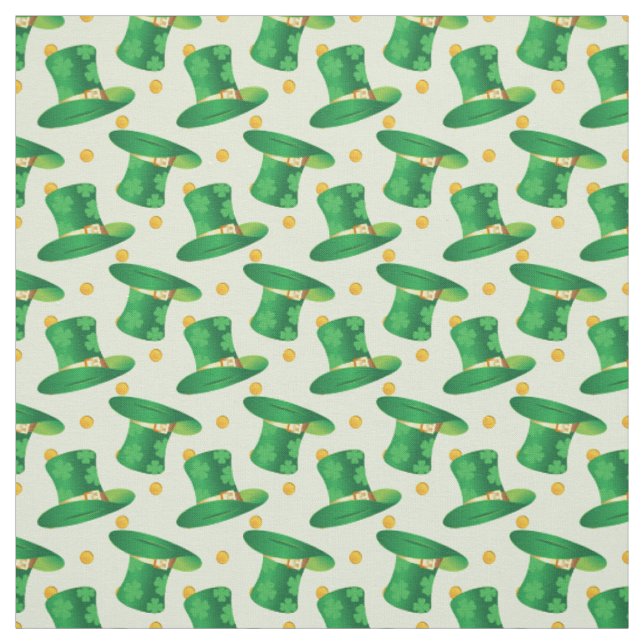 Tecido padrão de Dia de São Patrício de Hat irish (Modelo)