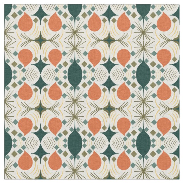 Tecido Padrão de Diamante Colorido Geométrico de Boho (Detalhe)