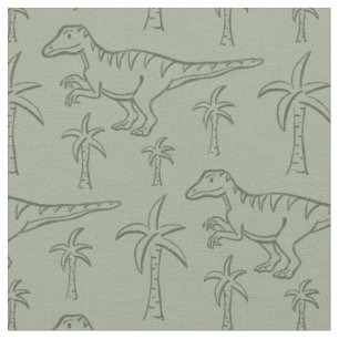 Tecido Padrão de Dinossauro Moderno Menino Dinossauro Jun