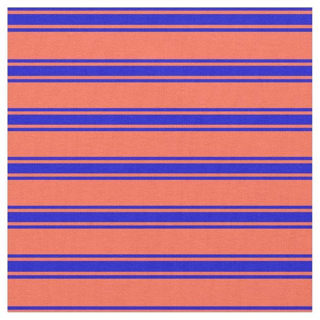 Tecido Padrão de distribuição colorida vermelho e azul (Detalhe)