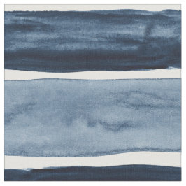 Tecido Padrão de distribuição de cor d'água do Indigo com