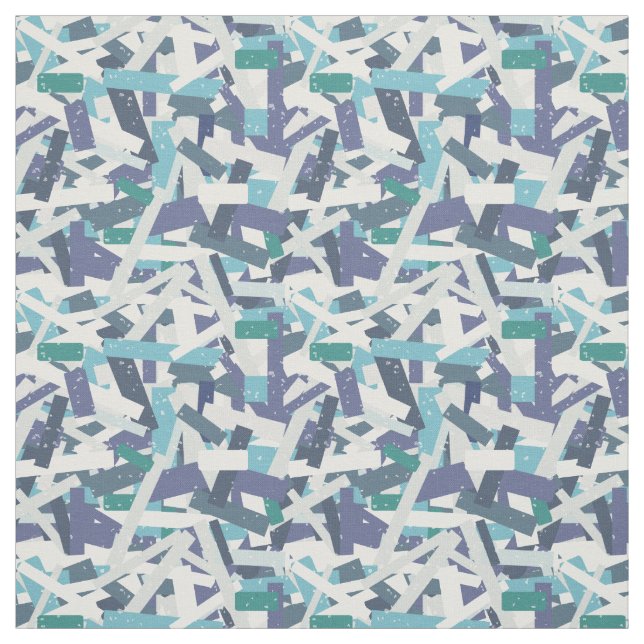 Tecido Padrão de distribuição de patch azul (Modelo)