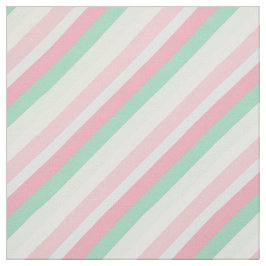 Tecido Padrão de distribuição diagonal verde rosa