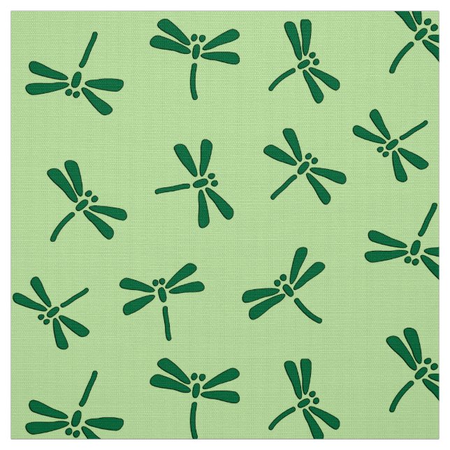 Tecido Padrão de Dragonfly Japonês, Light Jade Green (Modelo)