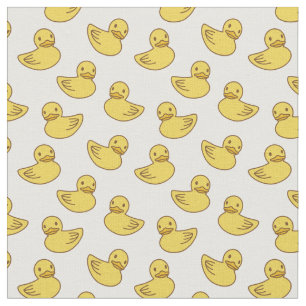 Tecido Padrão de Ducky do Chá de fraldas Amarelo-Cento