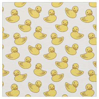 Tecido Padrão de Ducky do Chá de fraldas Amarelo-Cento