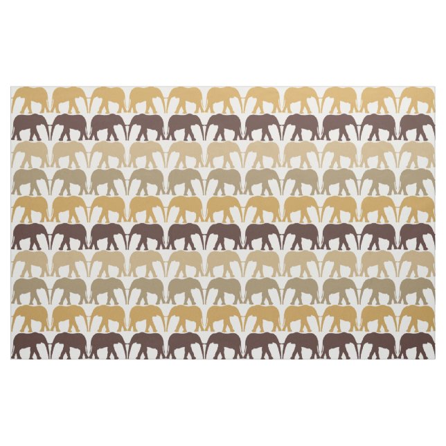 Tecido Padrão de Elefantes Legais (Fat Quarter)