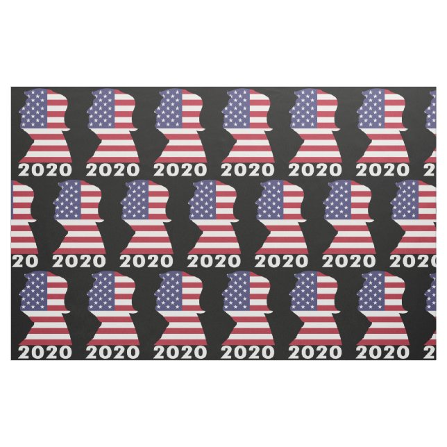 Tecido Padrão de eleição do Trump 2020 (Fat Quarter)