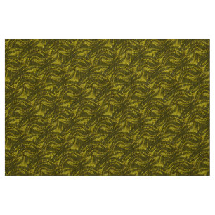 Tecido Padrão de espiral abstrato amarelo