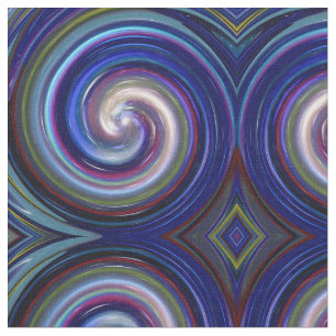 Tecido Padrão de espiral abstrato nº 25