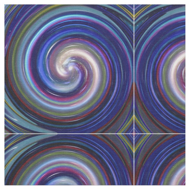 Tecido Padrão de espiral abstrato nº 25 (Detalhe)