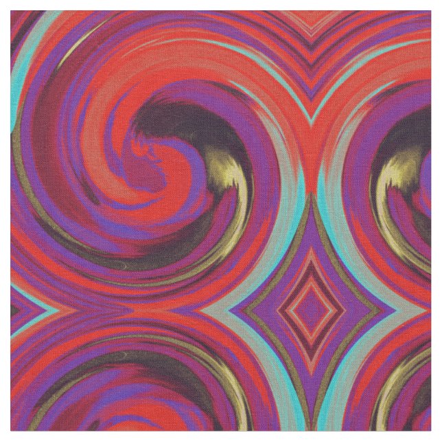 Tecido Padrão de espiral abstrato nº 89 (Detalhe)