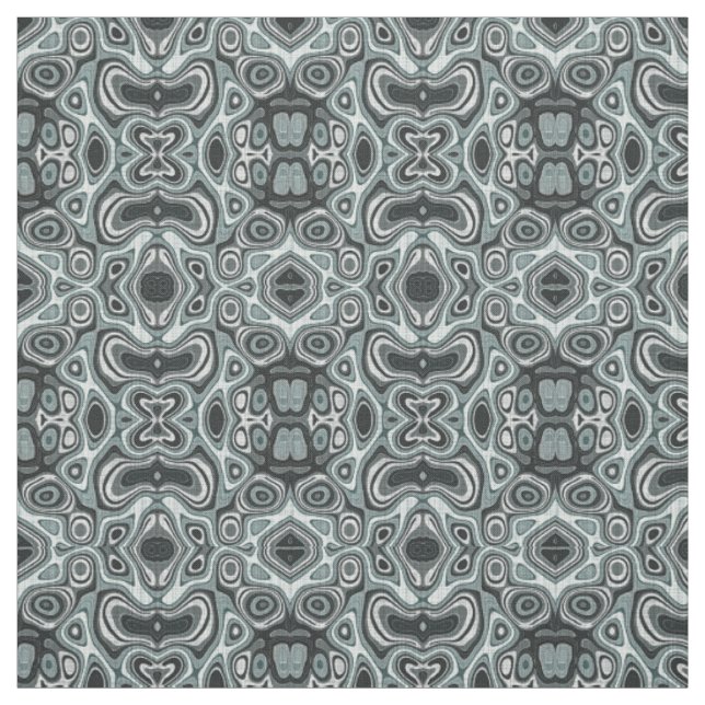 Tecido Padrão de Estilo Batik Bali Verde Cinza Espuma do  (Modelo)