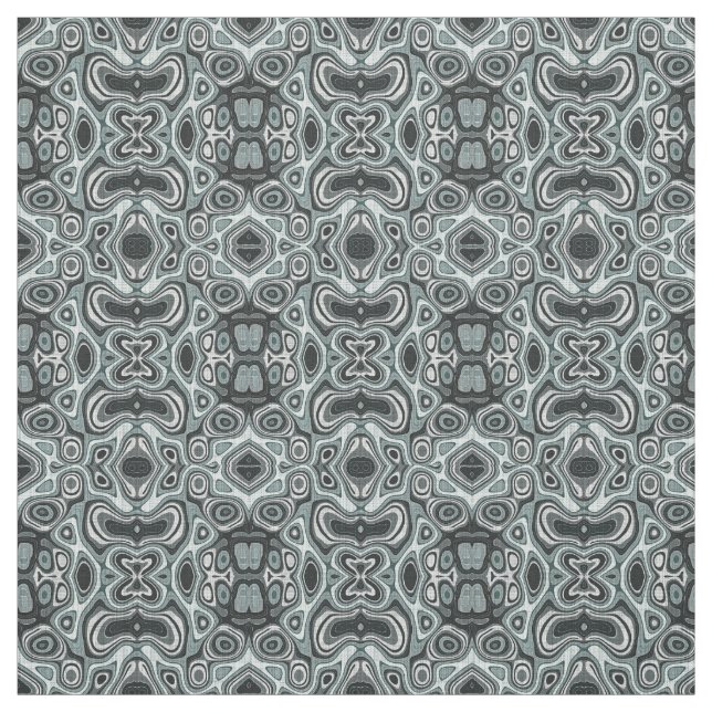 Tecido Padrão de Estilo de Cinza Verde Seafoam Bali Batik (Modelo)