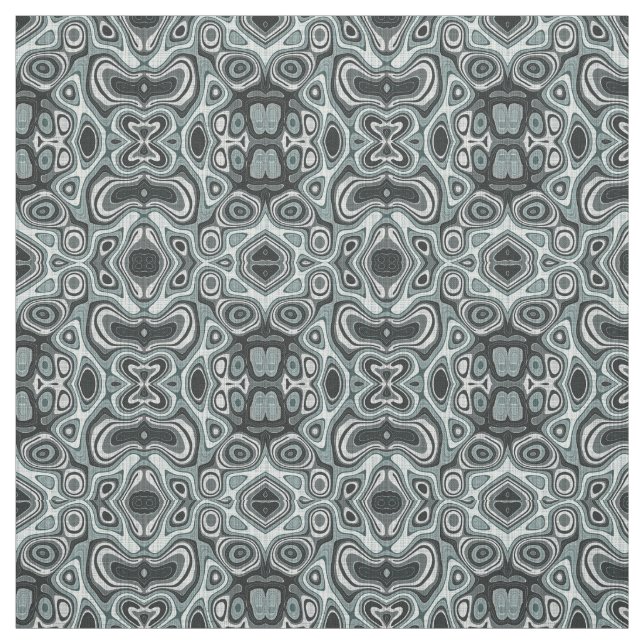 Tecido Padrão de Estilo de Cinza Verde Seafoam Bali Batik (Modelo)