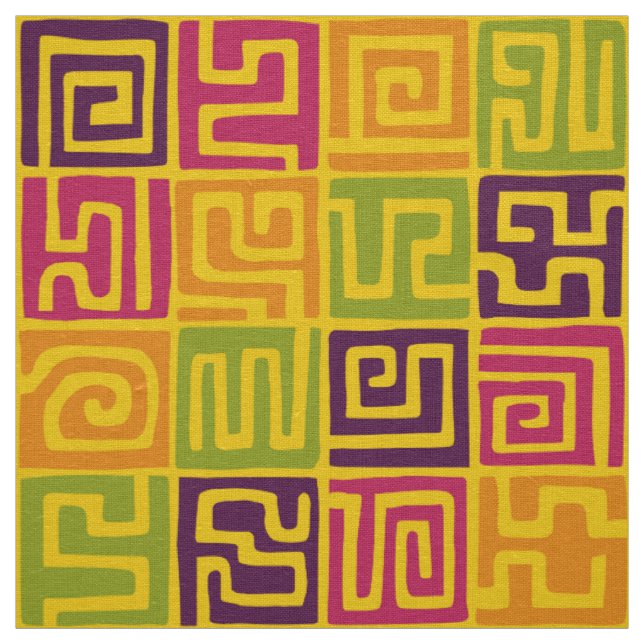 Tecido Padrão de estilo Kuba 071019 - Cores (Modelo)