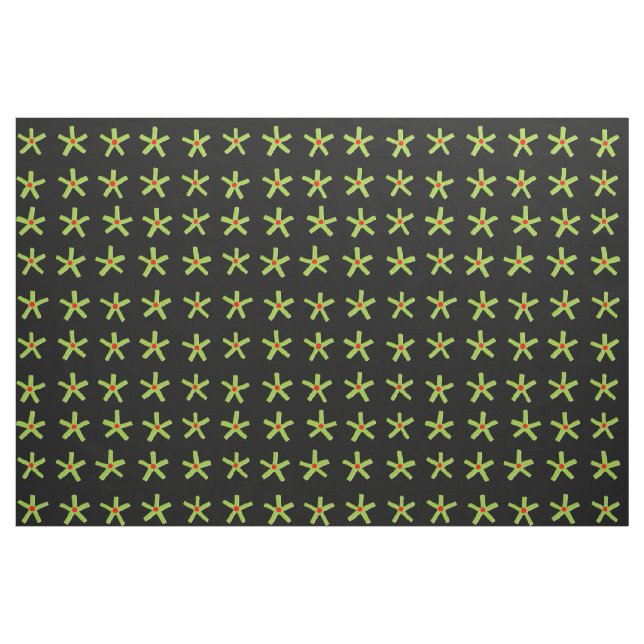 Tecido Padrão de estrela do estilo egípcio v2 - Preto (Fat Quarter)