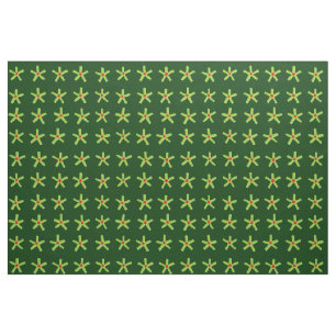 Tecido Padrão de estrela do estilo egípcio v2 - Verde e