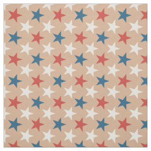Tecido Padrão de estrelas patrióticas americanas