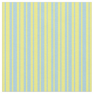 Tecido Padrão de Faixa Azul Amarelo e Claro