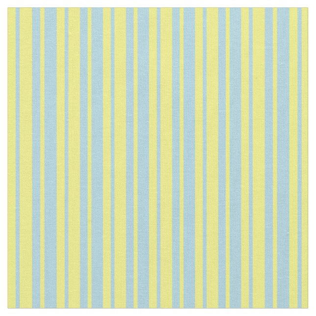 Tecido Padrão de Faixa Azul Amarelo e Claro (Detalhe)