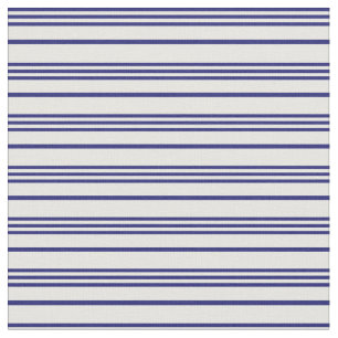 Tecido Padrão de Faixa Azul e Branco da Meia-Noite
