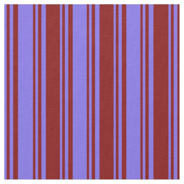 Tecido Padrão de Faixa Azul e Maroon Médio (Detalhe)