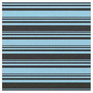 Tecido Padrão de Faixa Azul e Preto do Céu