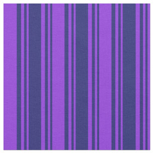 Tecido Padrão de Faixa Azul e Roxo da Meia-Noite