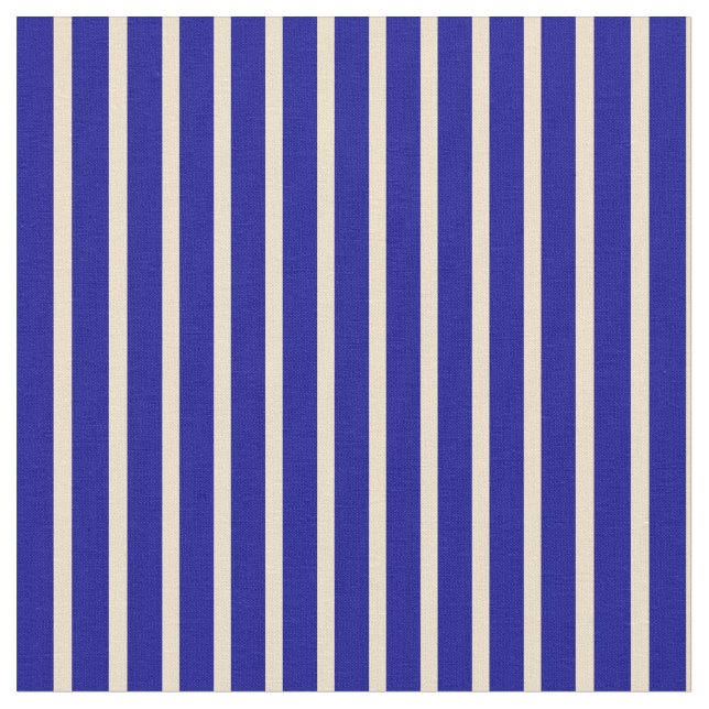 Tecido Padrão de Faixa Azul Tan e Escuro (Detalhe)