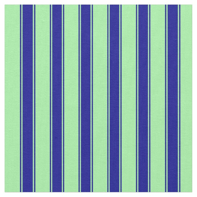 Tecido Padrão de Faixa Azul Verde e Escuro (Detalhe)