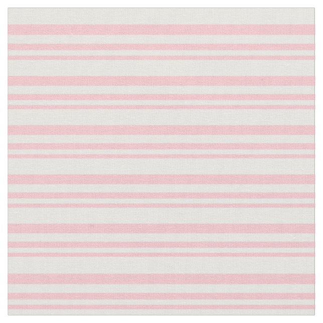 Tecido Padrão de Faixa Colorida Rosa e Branca (Detalhe)