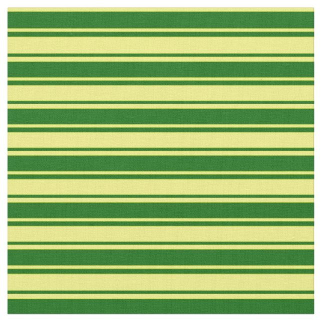 Tecido Padrão de Faixa Verde Amarela e Escura (Detalhe)