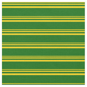 Tecido Padrão de Faixa Verde Amarelo e Escuro