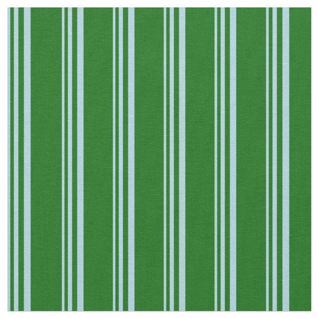 Tecido Padrão de Faixa Verde Azul Claro e Escuro (Detalhe)