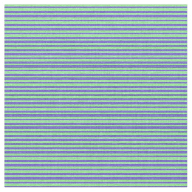Tecido Padrão de faixas azul e verde-claro (Detalhe)