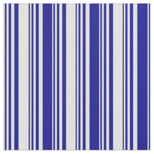Tecido Padrão de faixas coloridas ciano claro e azul escu