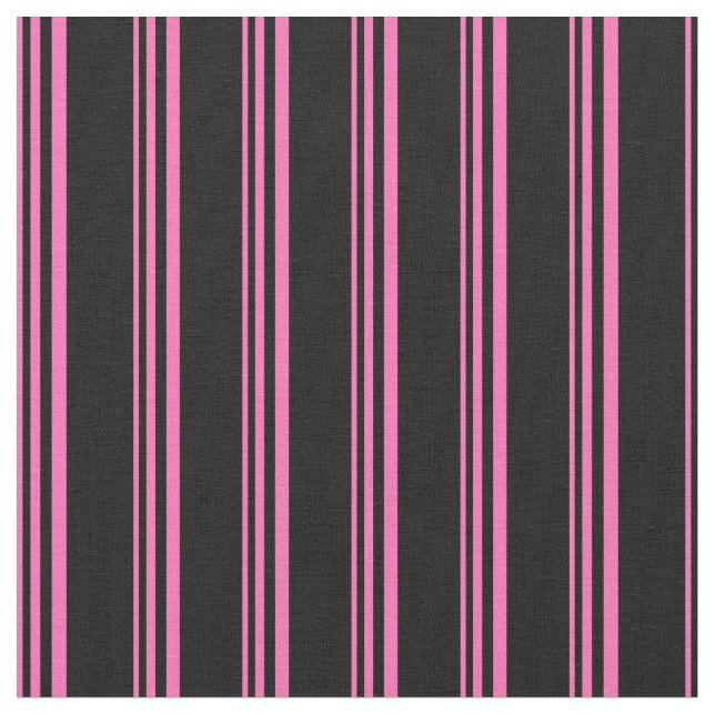 Tecido Padrão de faixas coloridas cor-de-rosa quente e pr (Detalhe)