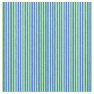 Tecido Padrão de faixas coloridas verde e azul real