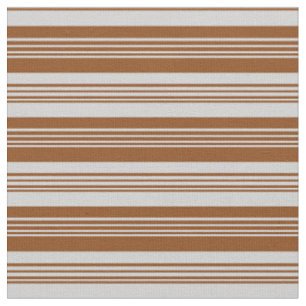 Tecido Padrão de faixas/linhas coloridas de Cinzas castan
