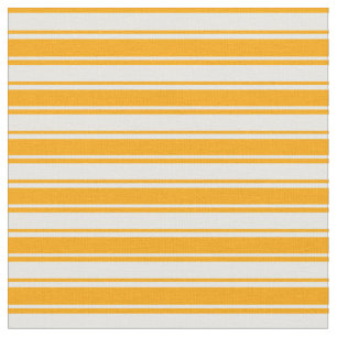 Tecido Padrão de faixas/linhas coloridas de creme laranja
