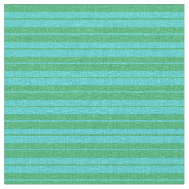 Tecido Padrão de faixas/linhas verdes e turquesas do mar (Detalhe)