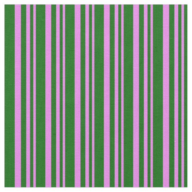 Tecido Padrão de faixas/linhas verdes violetas e escuras (Detalhe)