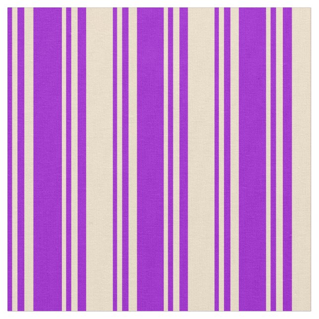 Tecido Padrão de faixas/linhas violetas escuras e bronzea (Detalhe)