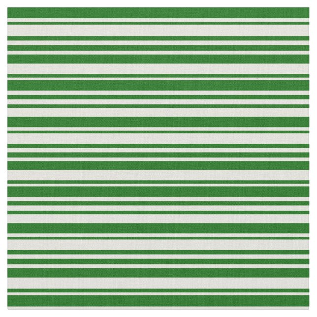 Tecido Padrão de faixas verde bege e escuro (Detalhe)