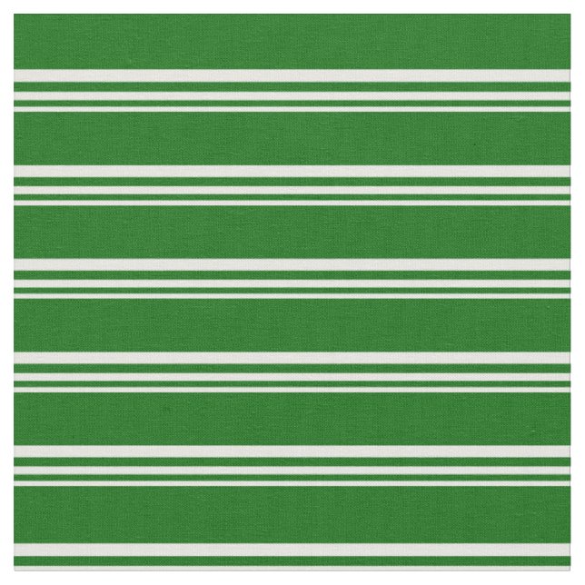 Tecido Padrão de faixas verdes brancas e escuras (Detalhe)