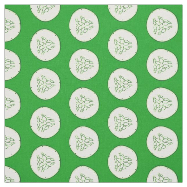 Tecido Padrão de fatias de pepino (Modelo)